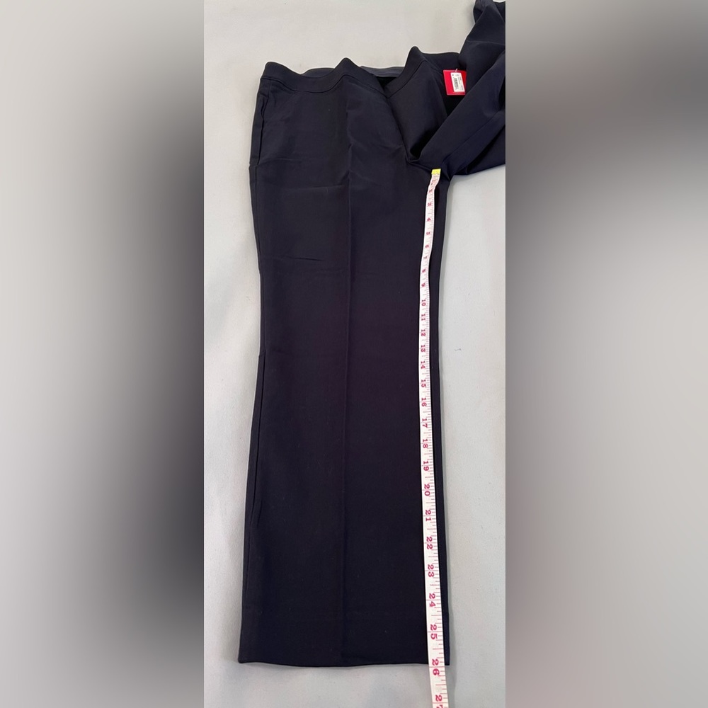 Spanx Pants Women's Sz Large Polished Ankle Slim Navy New With Tags Stretch - Picture 5 of 15